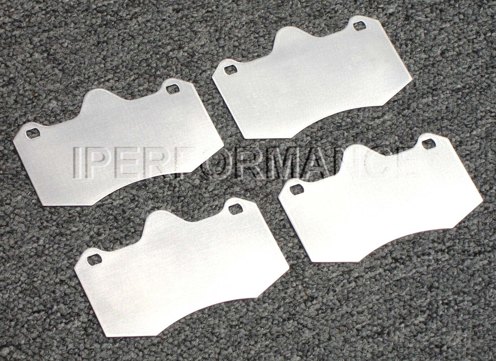 Titanium Brake Pad Shim Heat Shield Set for Morgan Aero 8 4.4 04-08; Rear