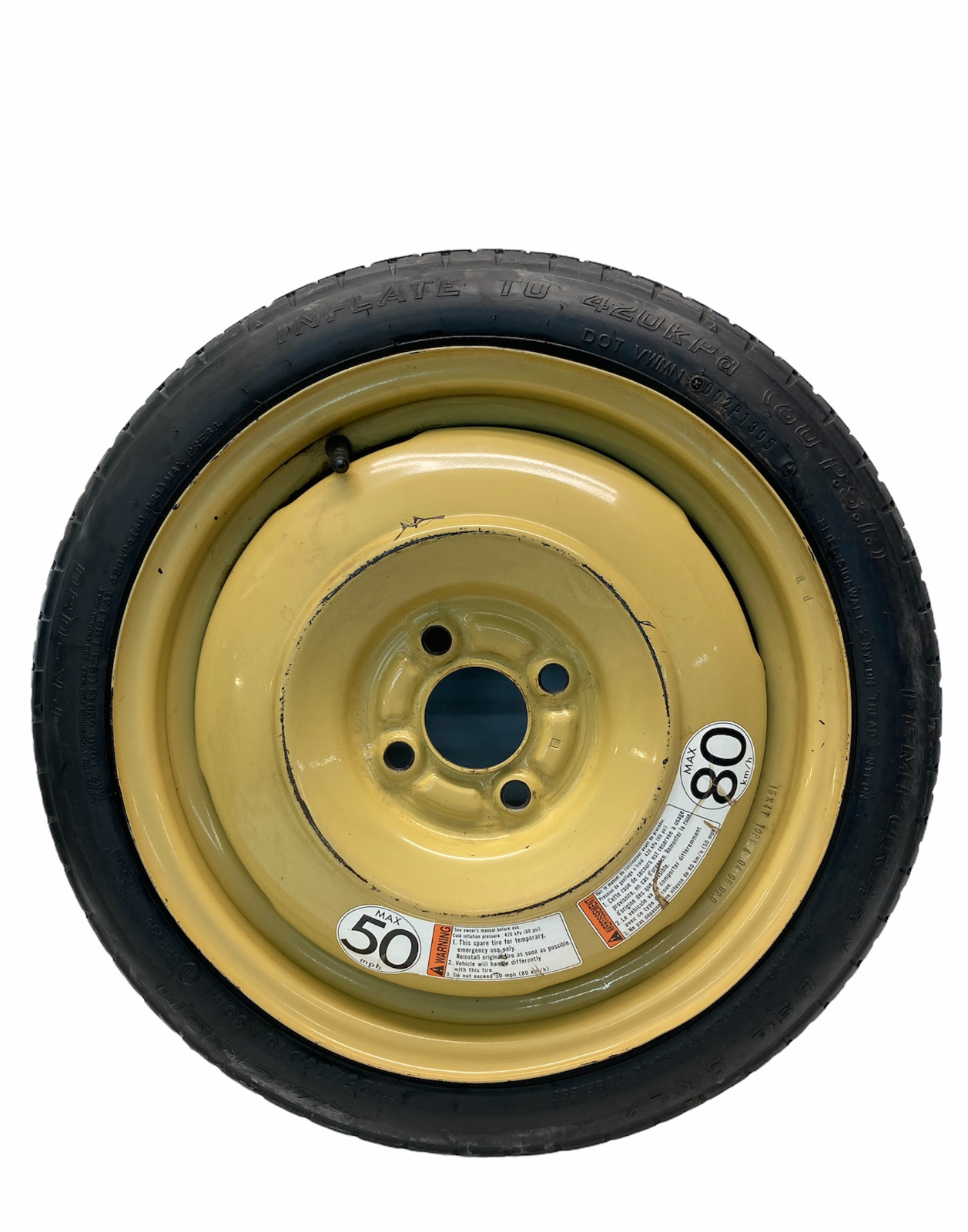 2002-2007 Suzuki Aerio Emergency Spare Tire Wheel Compact Donut T125/70D15 OEM