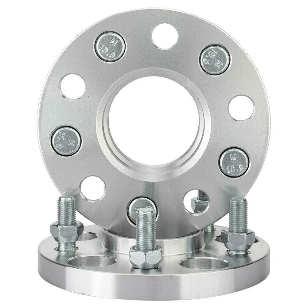 2Pcs 15mm Wheel Spacers Adapters 5x114.3 or 5x4.5 12x1.25 For Nissan Infiniti