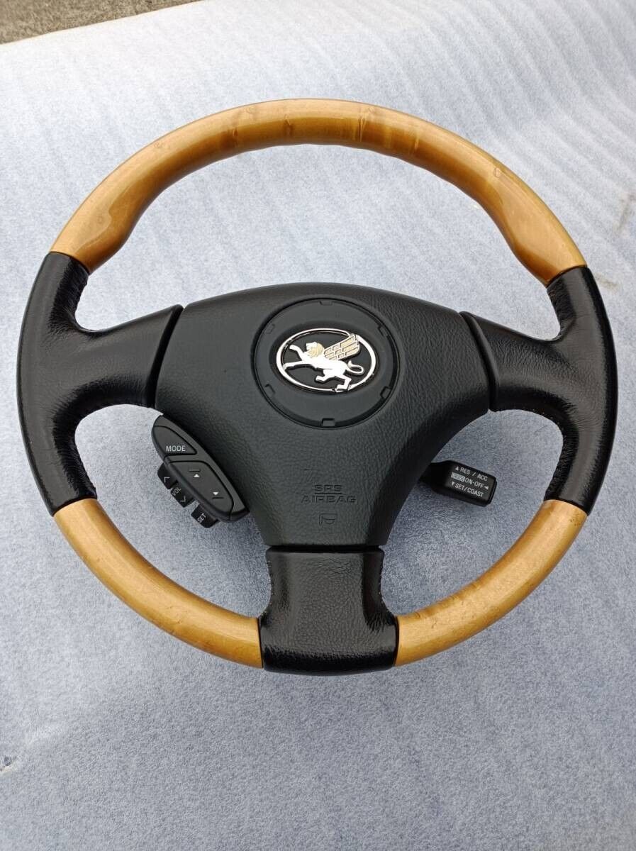 Toyota Soarer UZZ40 LEXUS SC430 Genuine steering Wheels wood black