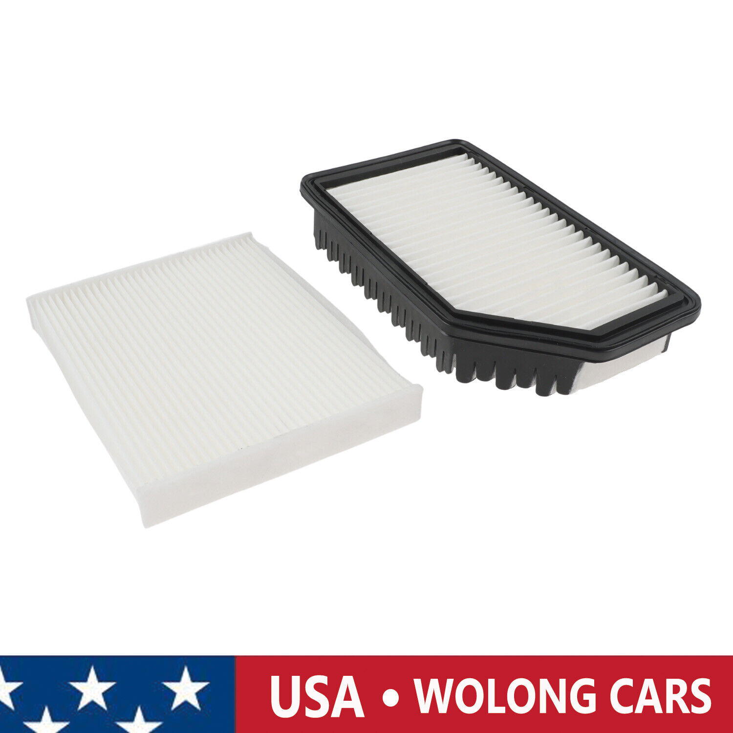Cabin Air Filter and Engine Air Filter for Kia Soul Rio Hyundai Accent Veloster