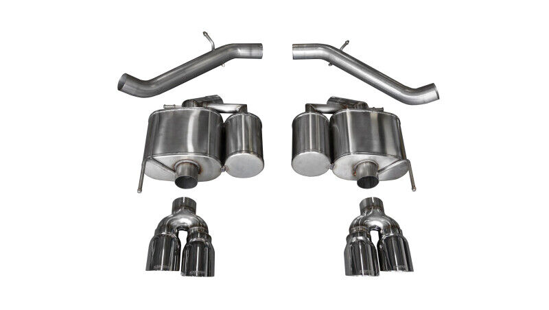 Corsa 16-18 for Cadillac ATS-V 3.6T 4in Polished Sport Axle-Back Exhaust
