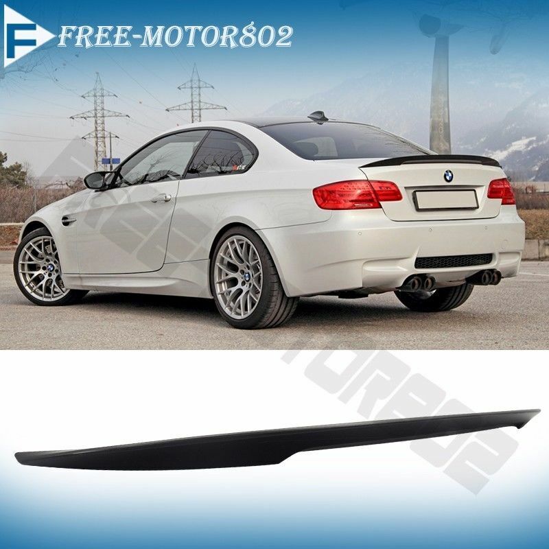 For 07-13 BMW E92 Coupe 328i 335i M3 P Style High Kick Trunk Spoiler Wing