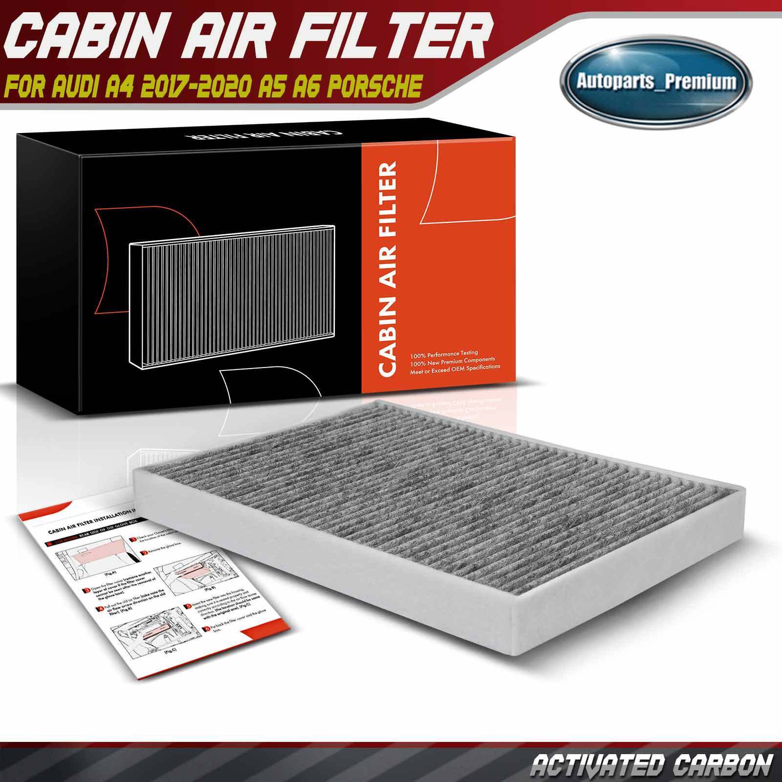 Activated Carbon Cabin Air Filter for Audi A4 17-20 A5 A6 A8 Quattro Q5 Porsche