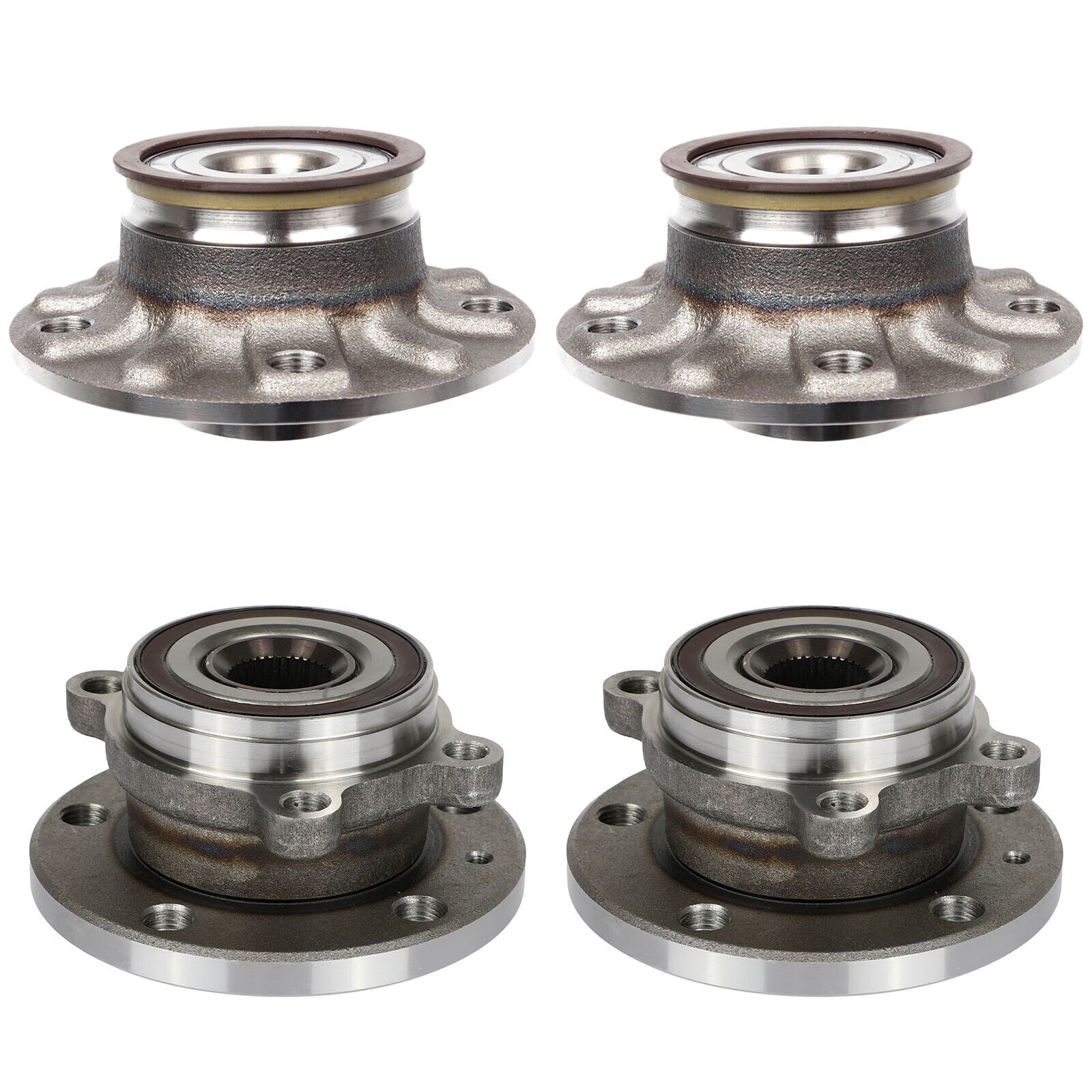 4x Front Rear Wheel Bearing Hub Assembly For Audi A3 Volkswagen Beetle Rabbit