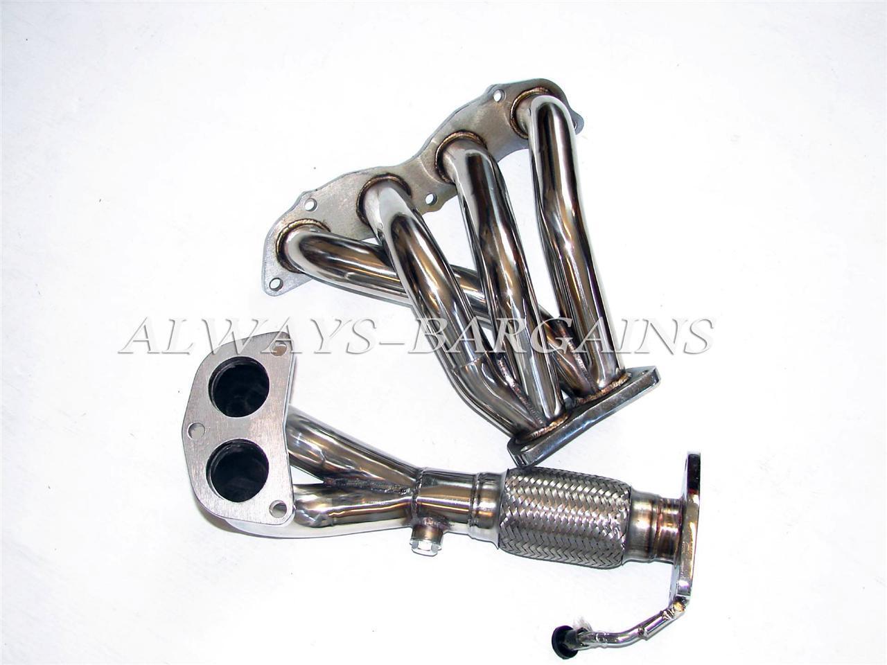 Manzo Stainless Steel Exhaust Header Downpipe Acura TSX 2.4L K24A2 JDM Accord