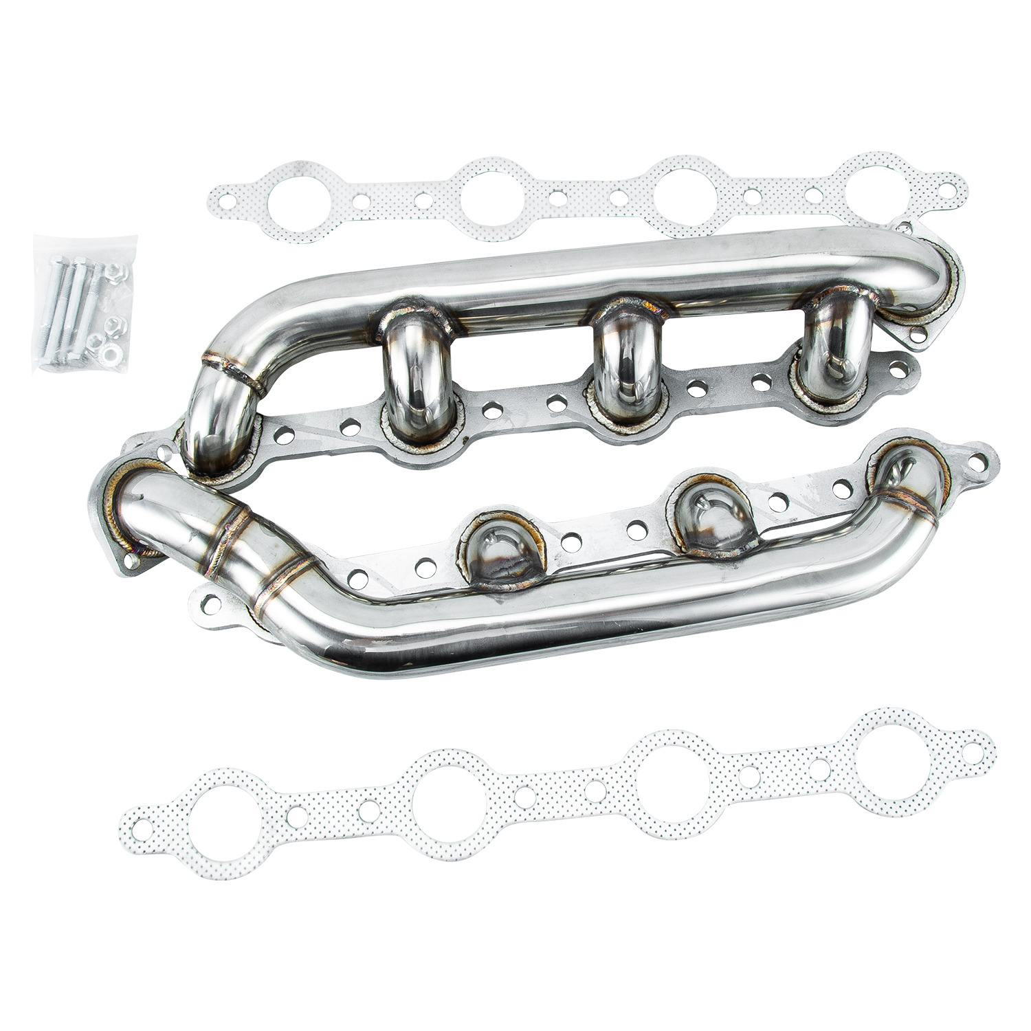 For 1999-2003 2002 Ford F250 F350 F450 7.3L Stainless Steel Headers Manifolds