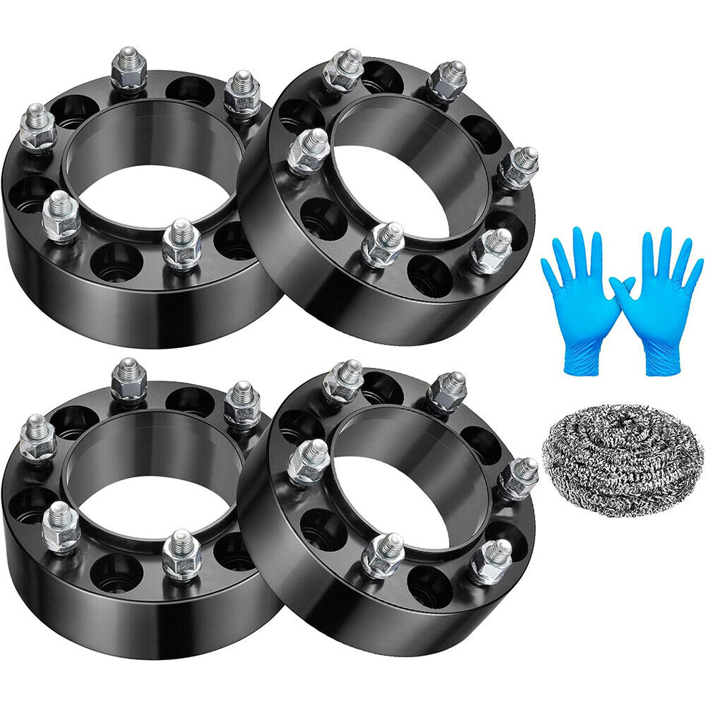 (4) 2 inch 6x5.5 Hubcentric Wheel Spacers For Toyota 4runner Tacoma FJ Cruiser 