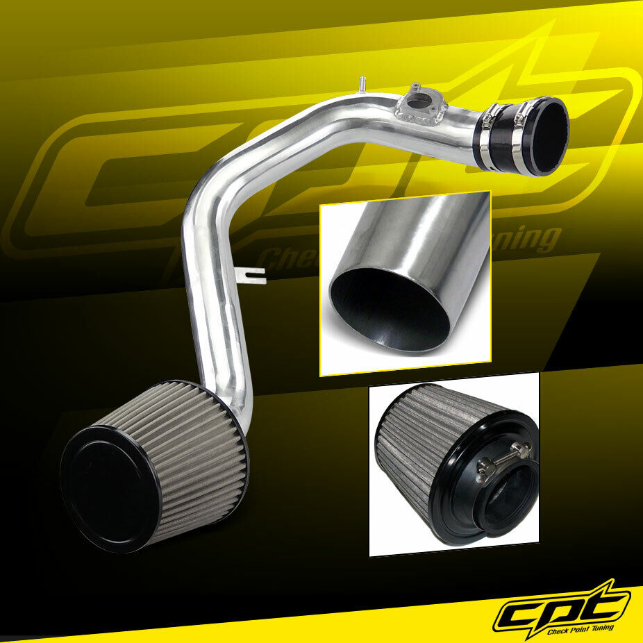 For Matrix XRS 1.8L 4cyl 03-06 Polish Cold Air Intake + Stainless Air Filter