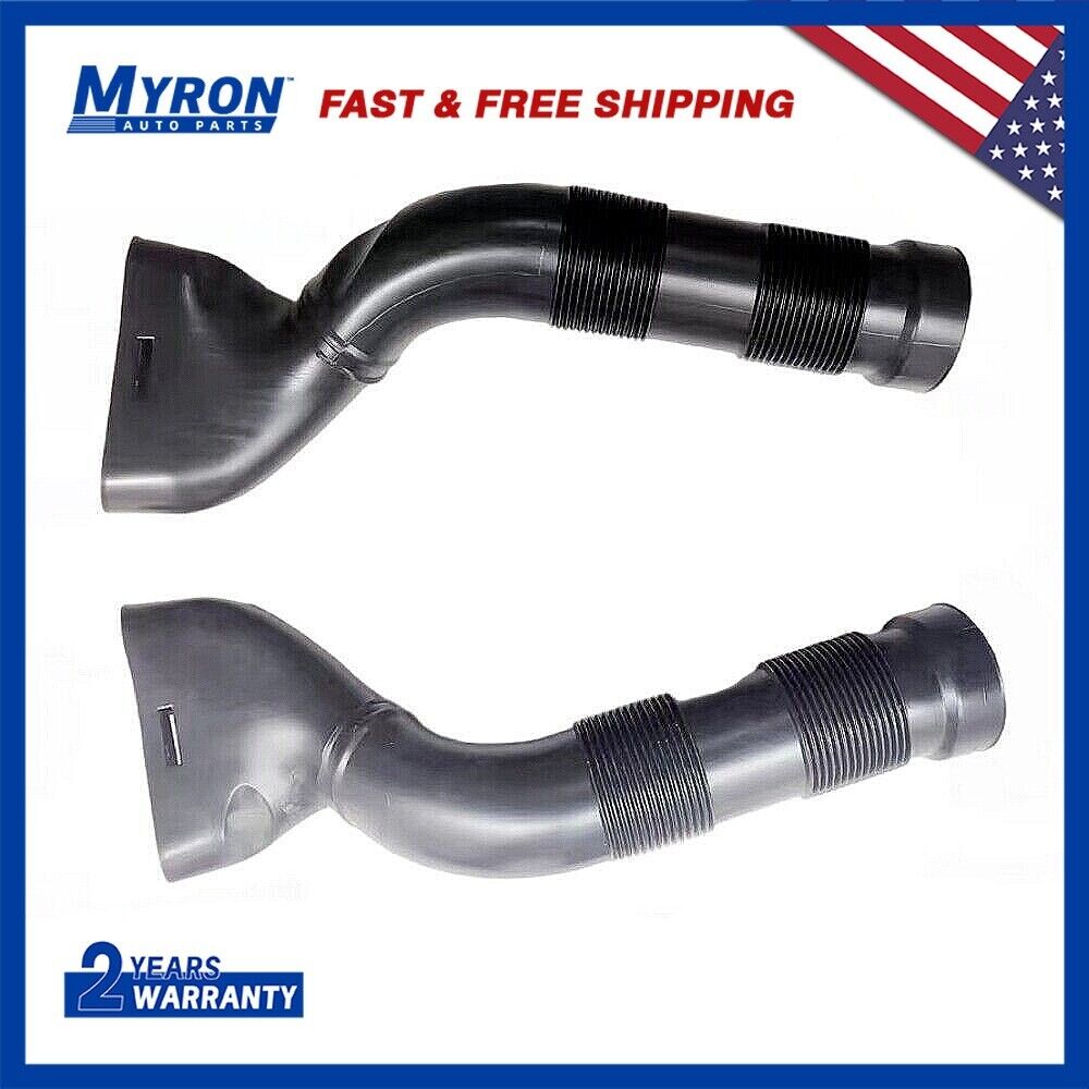 New 1 Set Left + Right Side Air Intake Duct Hose for Mercedes W209 CLK320 CLK500