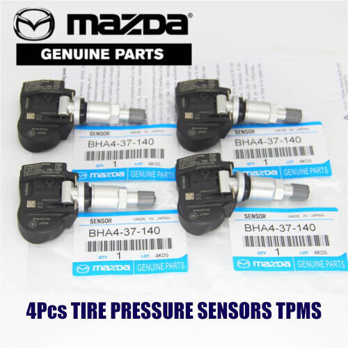4X GENUINE GN3A-37140 TIRE PRESSURE SENSORS TPMS For Mazda 2 3 5 6 CX7 CX9 RX8