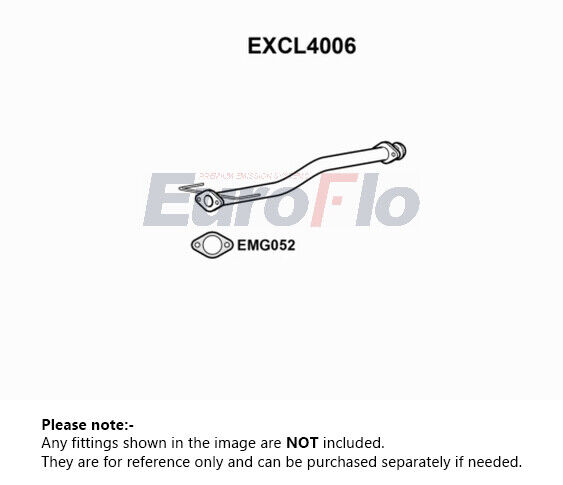 Exhaust Pipe fits MITSUBISHI L200 K74T 2.5D Centre 01 to 06 4D56-T EuroFlo New