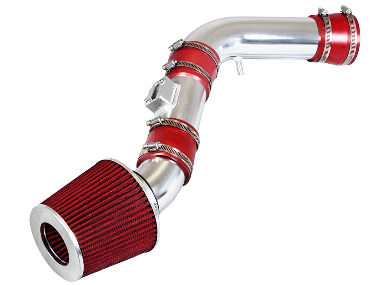 RED Cold air intake kit +Filter For 2007-2012 Colorado/Canyon/H3/H3T 3.7L I5