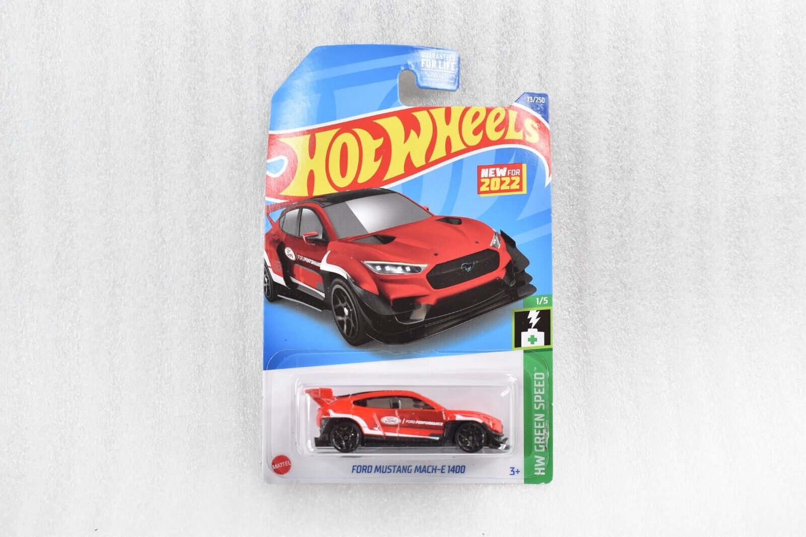 2022 Hot Wheels HW GREEN SPEED 1/5 Ford Mustang Mach-E 1400 73/250 RED