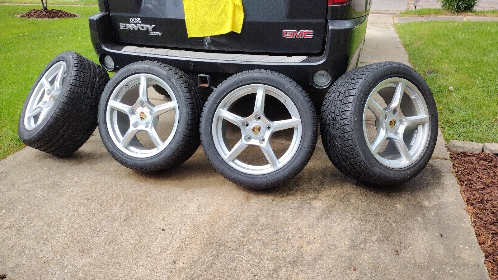 @riginal OEM Porsche Boxster Cayman 911 rims 18 in Pirelli wheels tires GENUINE