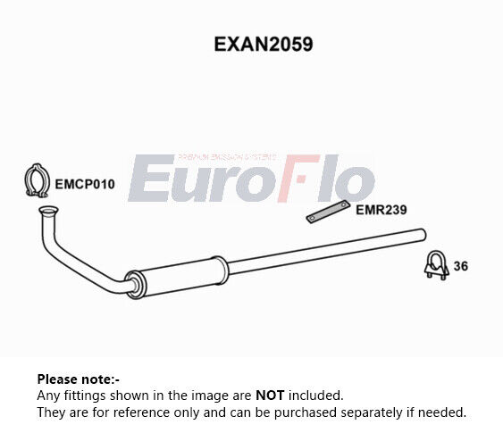 Exhaust Pipe fits MORRIS MINOR 9 Front 56 to 62 9A EuroFlo Quality Guaranteed
