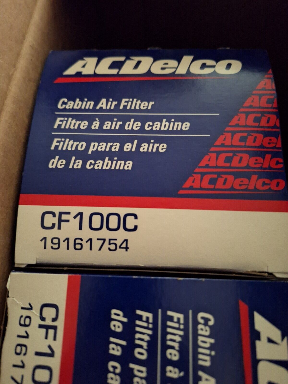 3 NEW GM ACDELCO CABIN AIR FILTERS 1996-2000 MONTANA VENTURE SILHOUETTE CF100