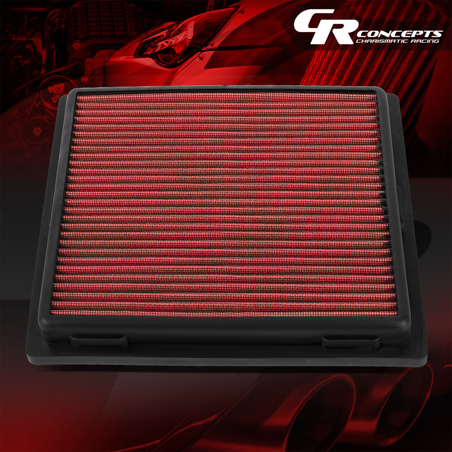 PERFORMANCE RED WASHABLE DROP IN AIR FILTER FOR 2011-2020 DURANGO 3.6/5.7/6.4L