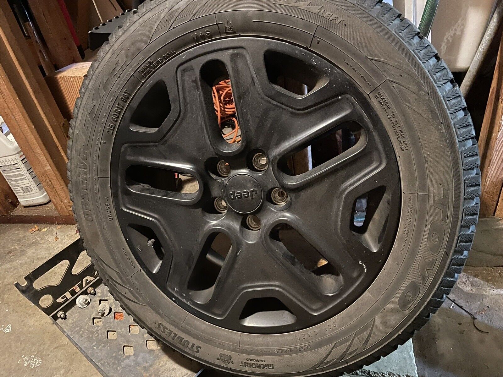 Jeep renegade upland rims With Snow Tires