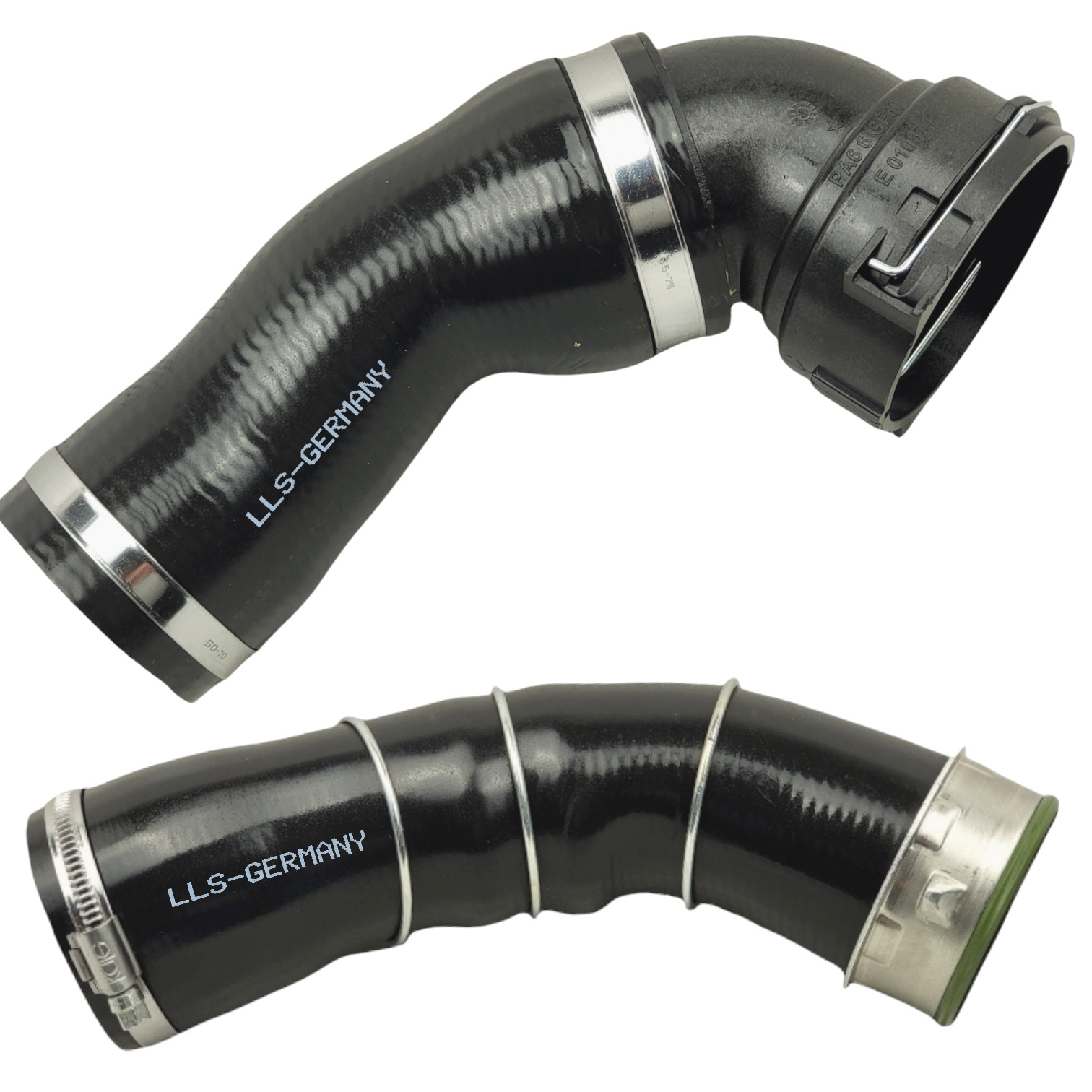 2x intercharge air hose for BMW E87 118d 122PS 120d 163PS 11617810308 set