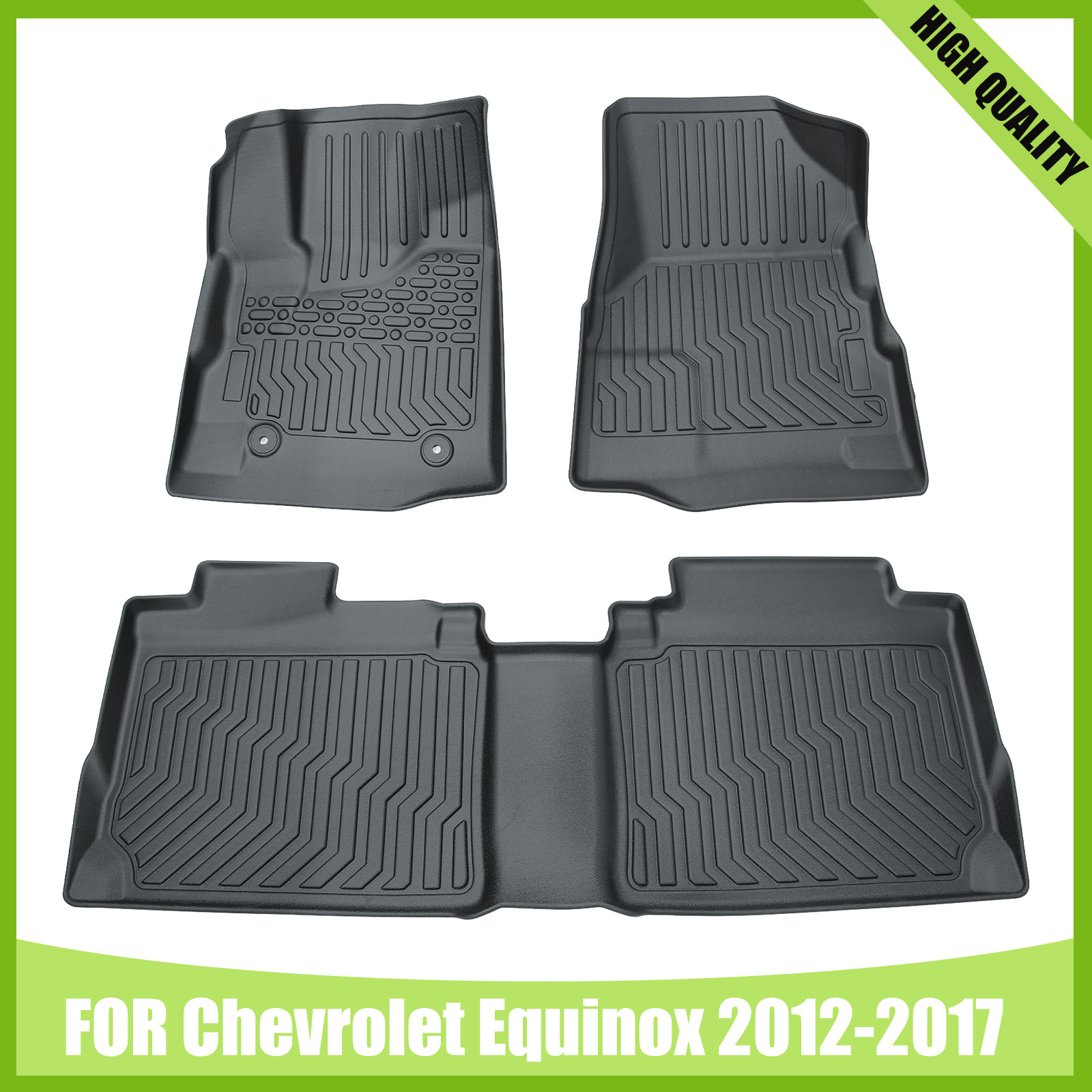 For 2012-2017 Chevrolet Equinox GMC Terrain Cargo Mats Floor Mats Trunk Liners