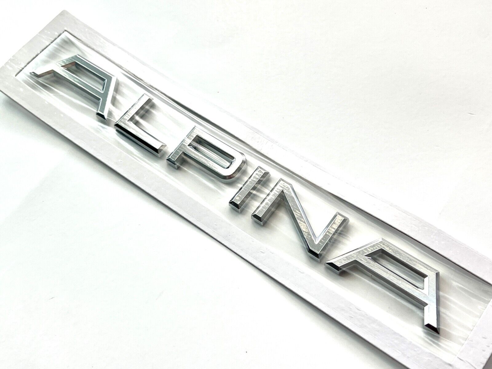 Chrome Alpina Logo Car Trunk Rear Emblem Badge Decal Sticker B3 B4 B5 B6 B7 B8