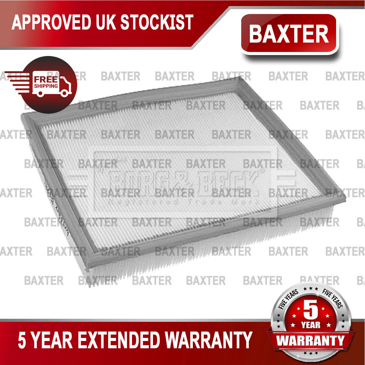 Fits Vauxhall Astra Daewoo Nexia 1.5 1.8 1.9 2.0 Baxter Air Filter PC540