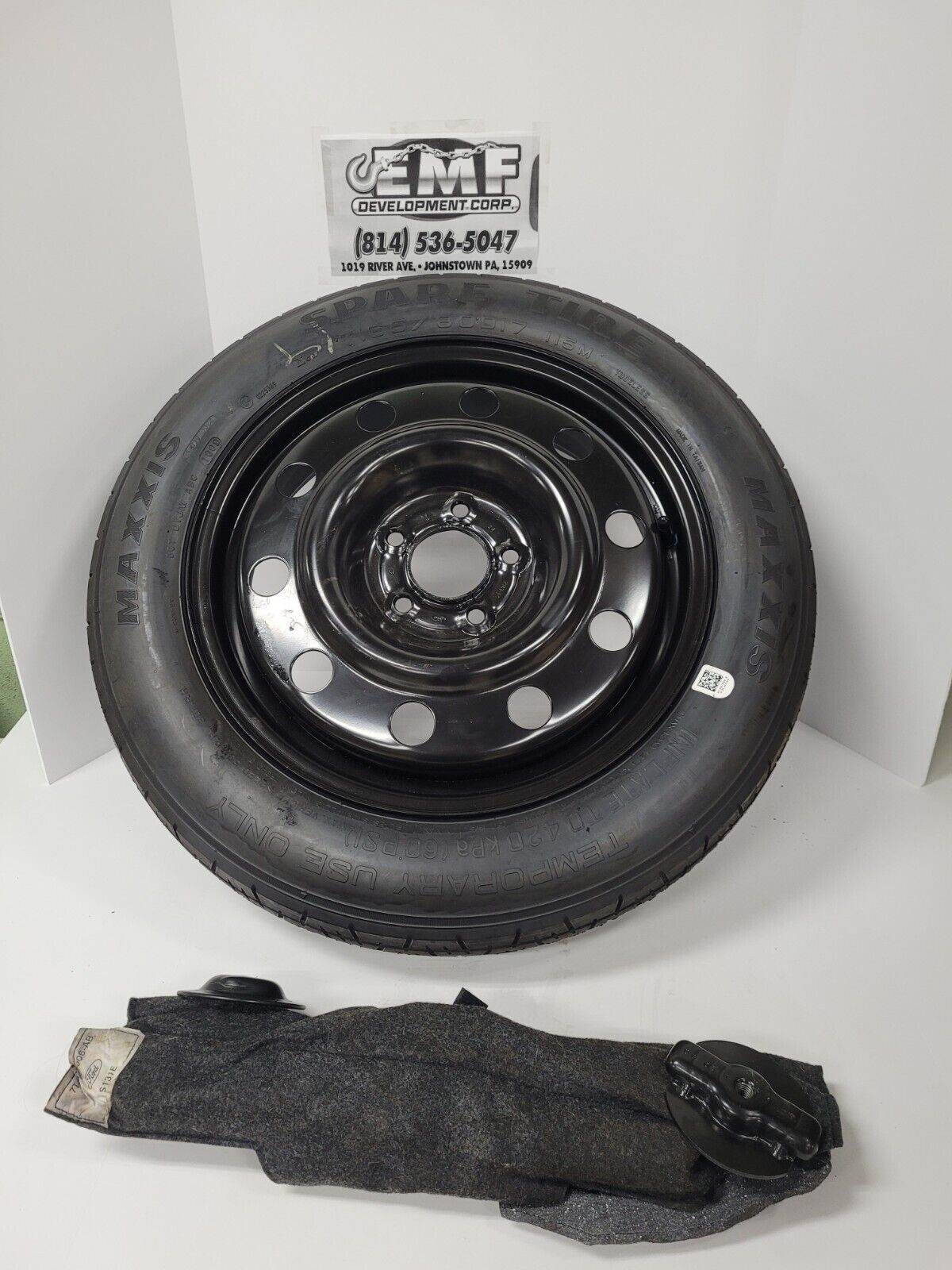07-14 Ford Edge Lincoln MKX Spare Tire Kit MAXXIS T165/80D/17