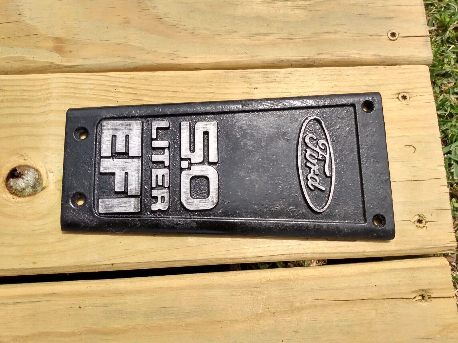 86 Ford Mustang 5.0 HO Intake Manifold Top Trim Cover Plate 302 EFI