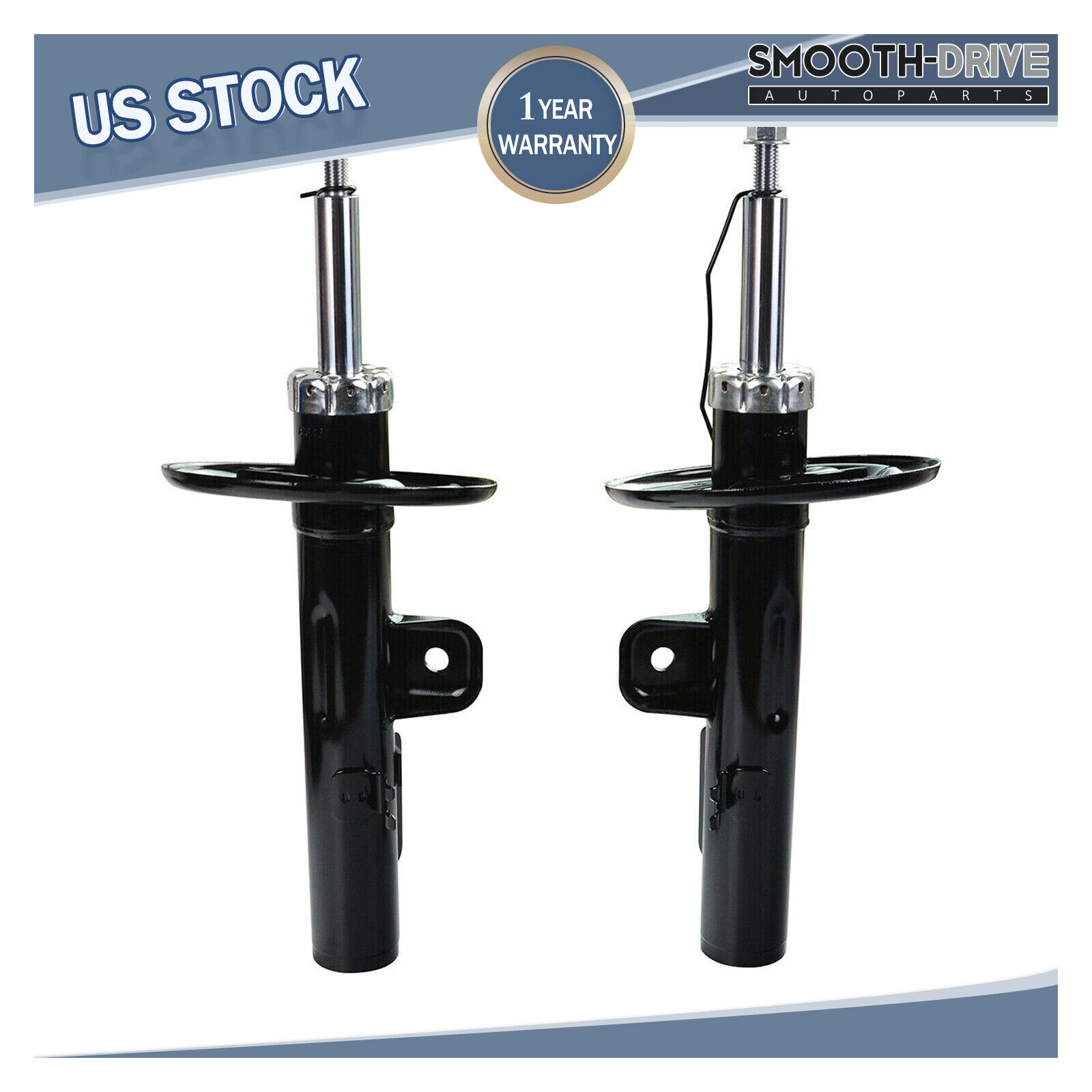 For 2010 2011 2012 Ford Taurus Lincoln MKS Front Pair Shocks & Struts