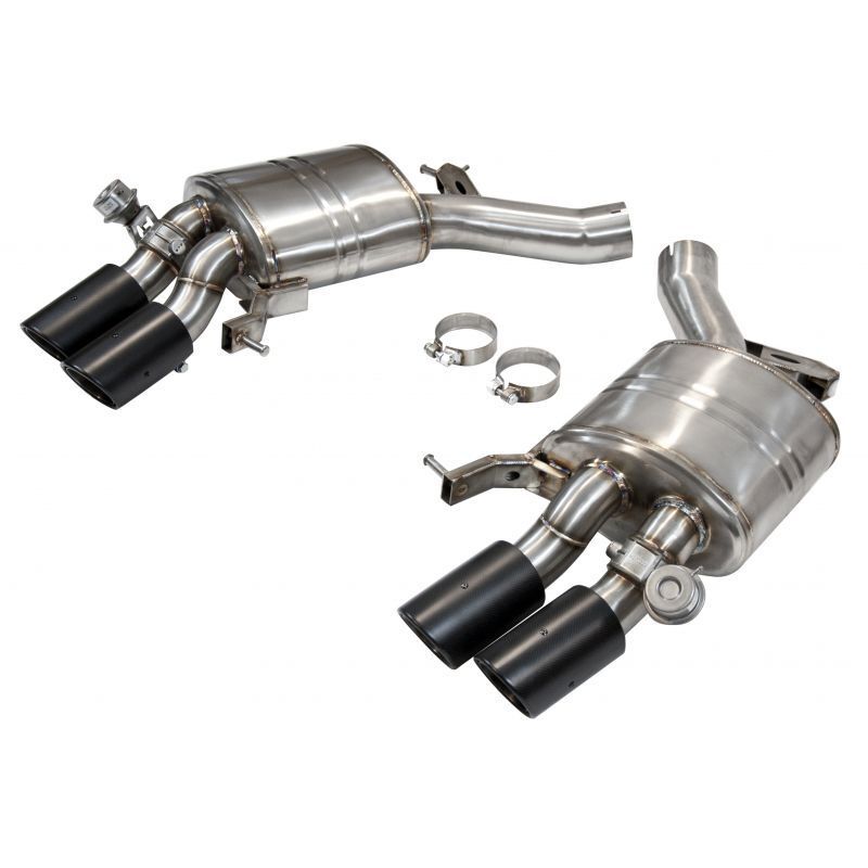 BMW M6 Series F12 F13 V8 Premium Valvetronic Exhaust Mufflers with Carbon Tips