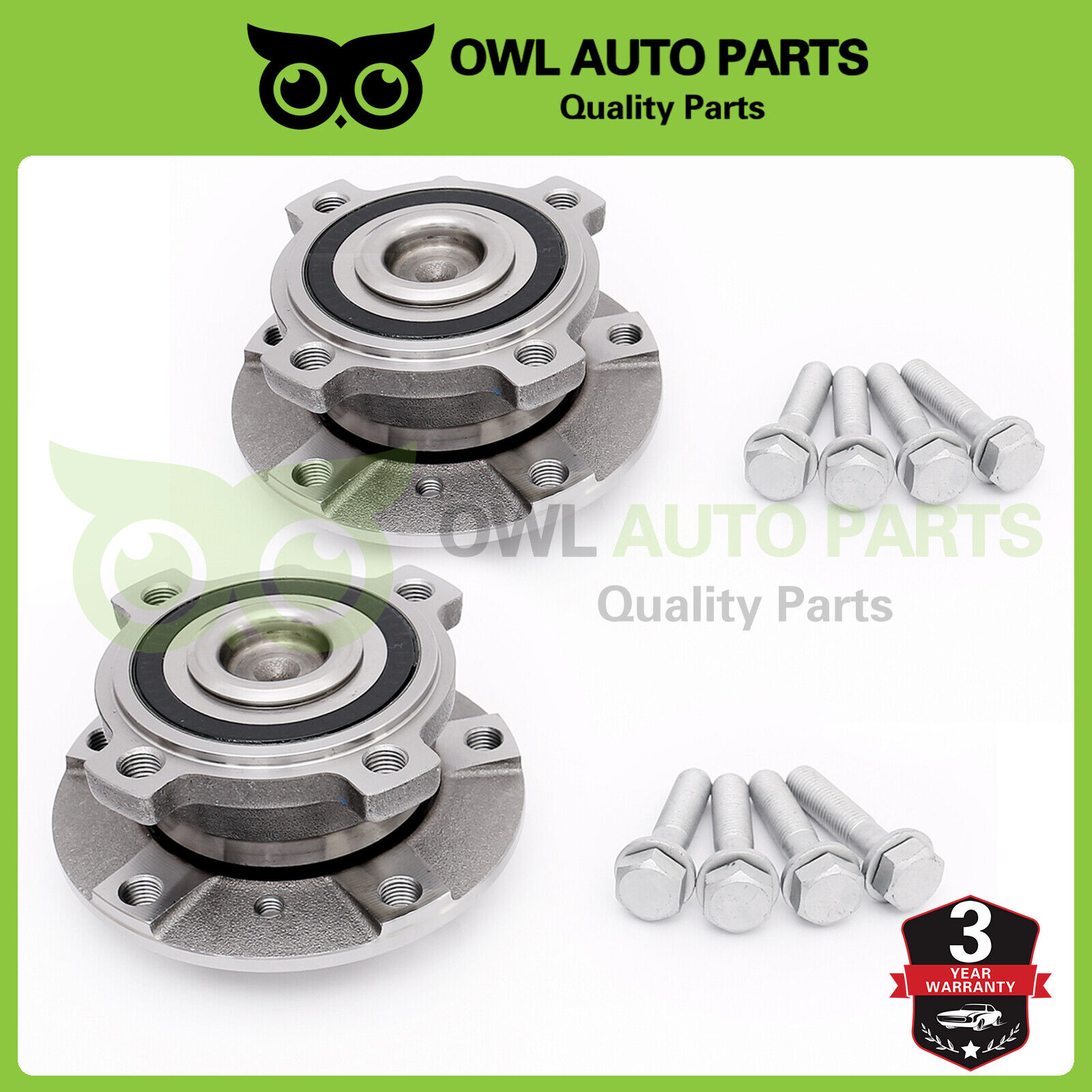Front Wheel Bearing And Hub Left & Right Set of 2 for BMW 5 Series Z8 E39 513172