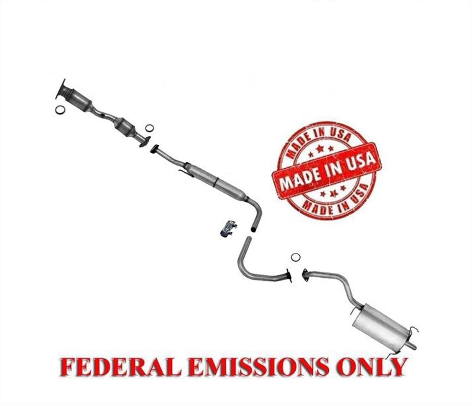 Exhaust System & Converter for Nissan Sentra 07-12 2.0L Federal Emissions ONLY