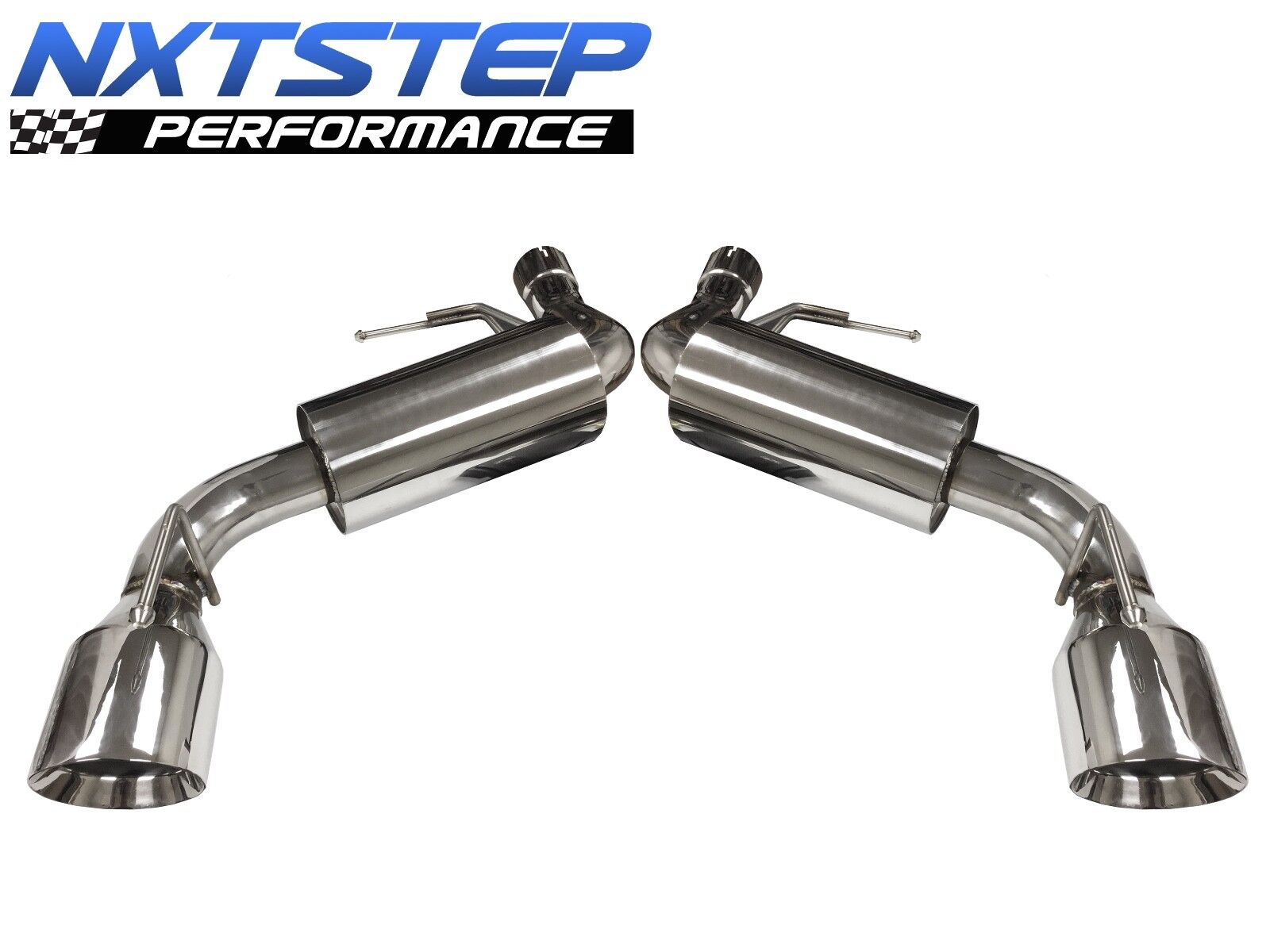 2016 - 2019 NXT Step Performance Chevy Camaro SS V8 Axle-Back Exhaust 