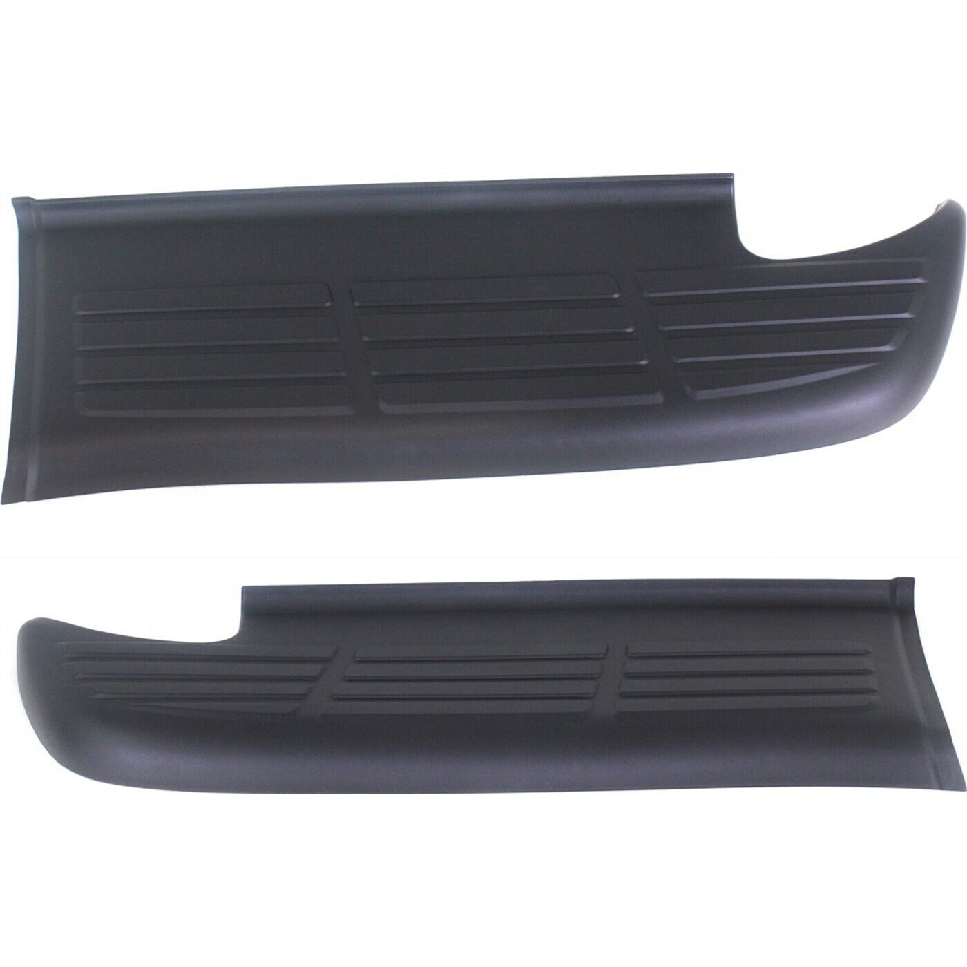 Bumper Step Pad Set For 2000-2006 Toyota Tundra Black Driver and Passenger Side