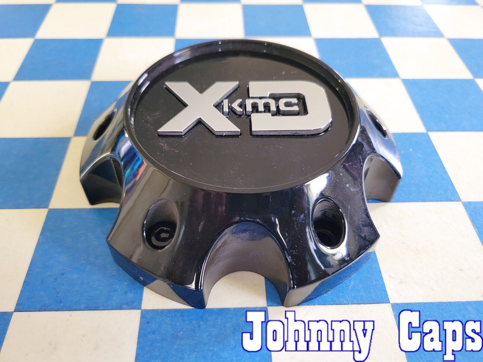 XD by KMC Wheels # 1275S24 . Custom Wheel GLOSS BLACK Center Cap  [37]  (QTY. 1)