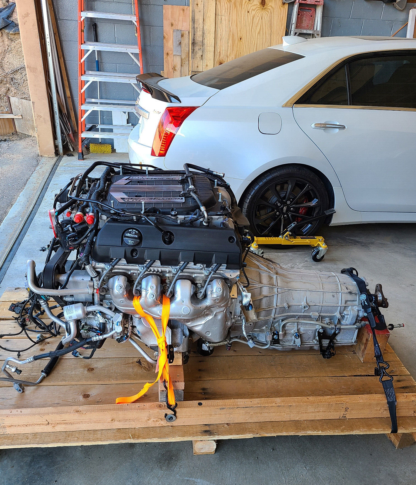 2019 Cadillac CTS-V engine and 8 speed auto transmission, 27k miles