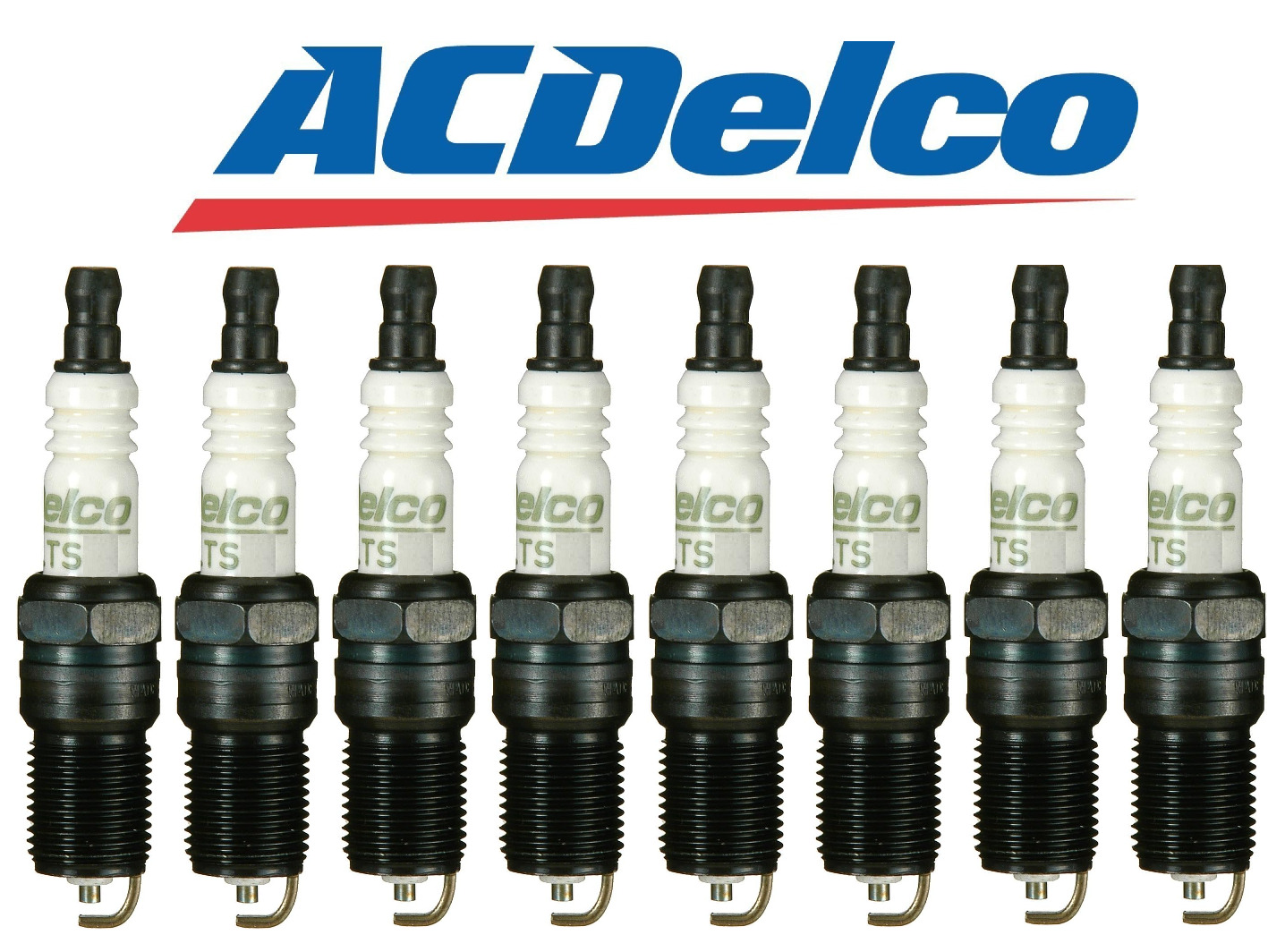 ACDELCO Spark Plugs (Set of 8) 1999-2013 for Chevrolet Silverado 1500 5.3L