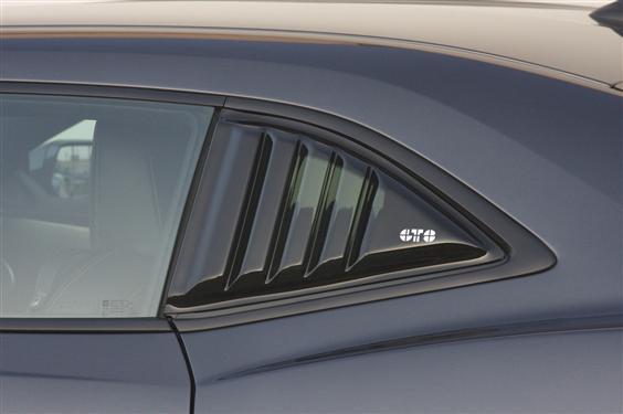2010-2015 Camaro LS LT RS SS GTS Smoke Acrylic Quarter 1/4 Window Louvers Covers