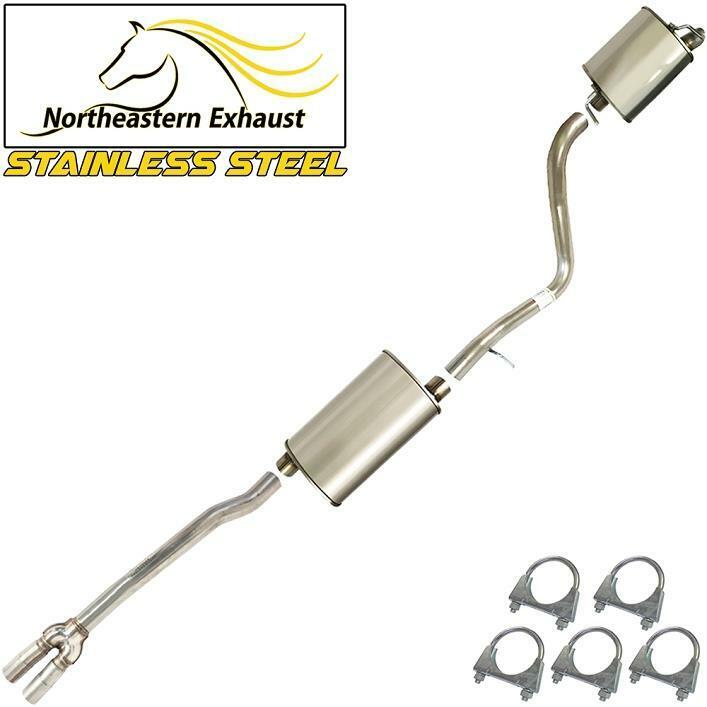 Stainless Steel Resonator Muffler Exhaust System fits: 05-2008 Magnum 2.7L 3.5L
