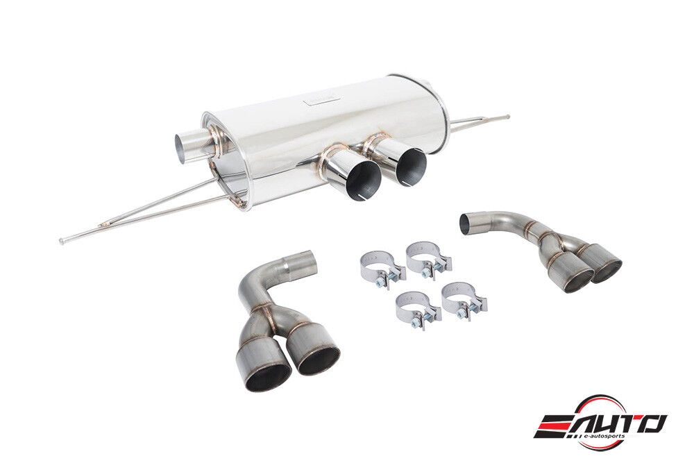 MEGAN Quad Raw Finished Tip Supremo Axle Back Exhaust for BMW F85 X5M F16 X6M M