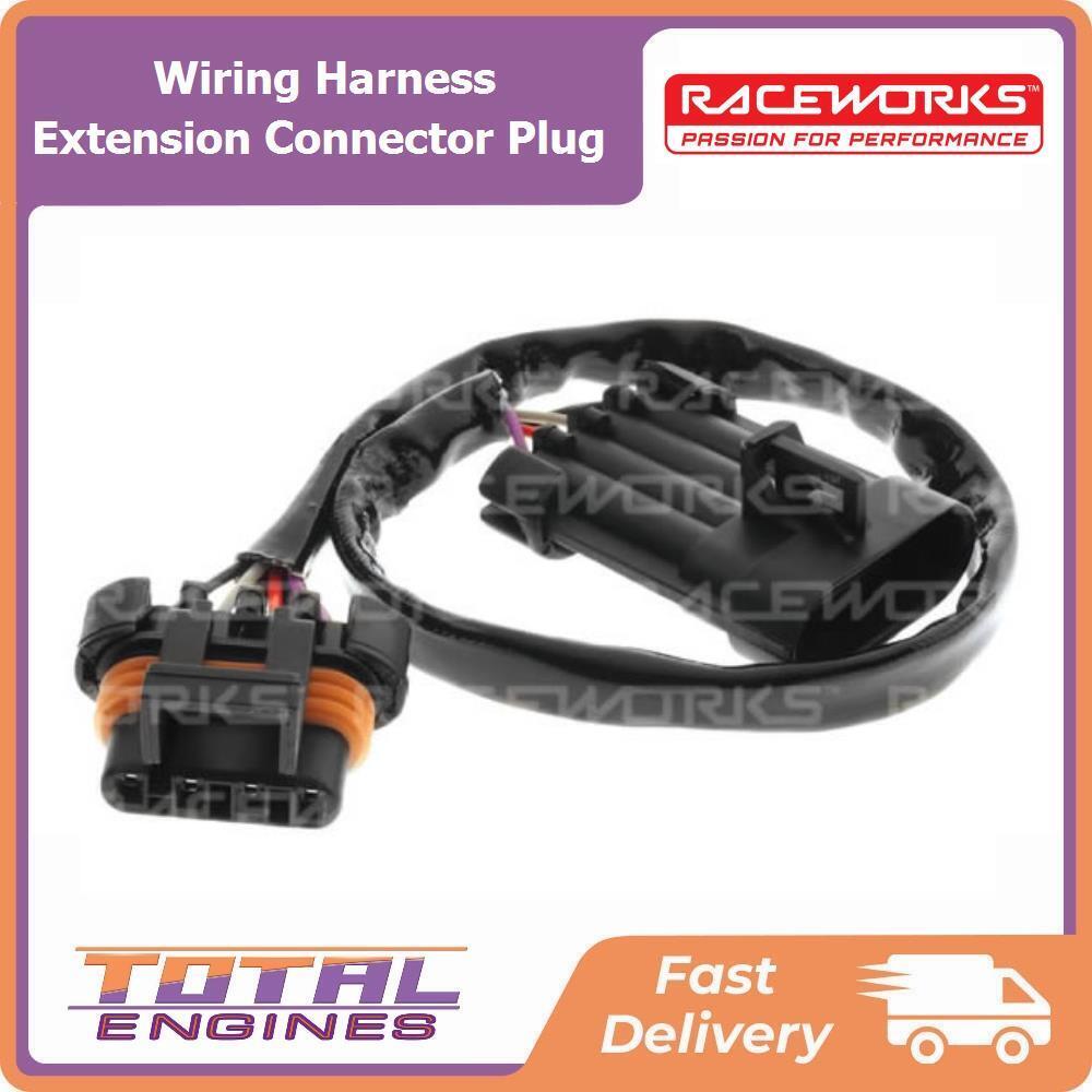 Raceworks Wiring Harness Extension Connector Plug fits Holden Vectra JS2 2.2L 4C