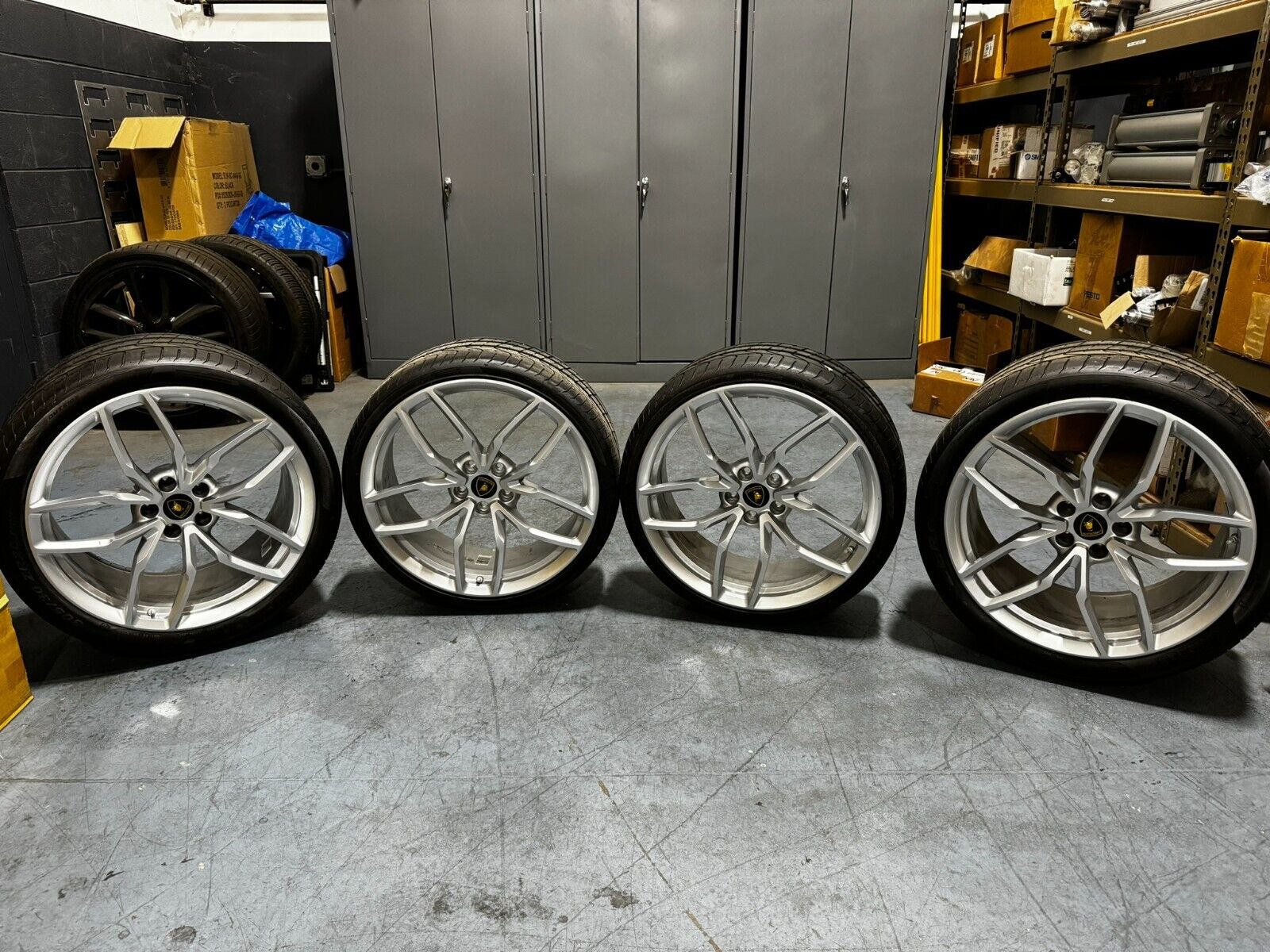 Set of 4 Lamborghini Huracan Tires and Rims