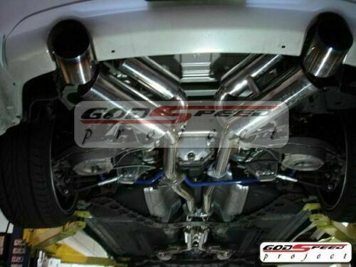 Rev9 Full Stainless Steel Dual CatBack Exhaust System Set For 350Z Z33/G35 Coupe