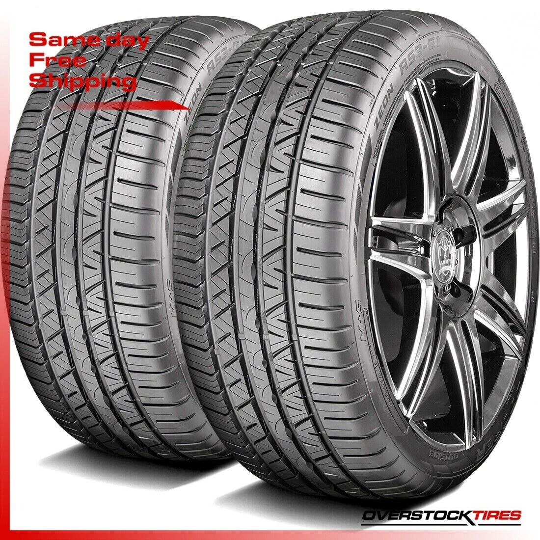 2 NEW 215/50R17 Cooper Zeon Rs3-G1 95W Tires 215 50 R17