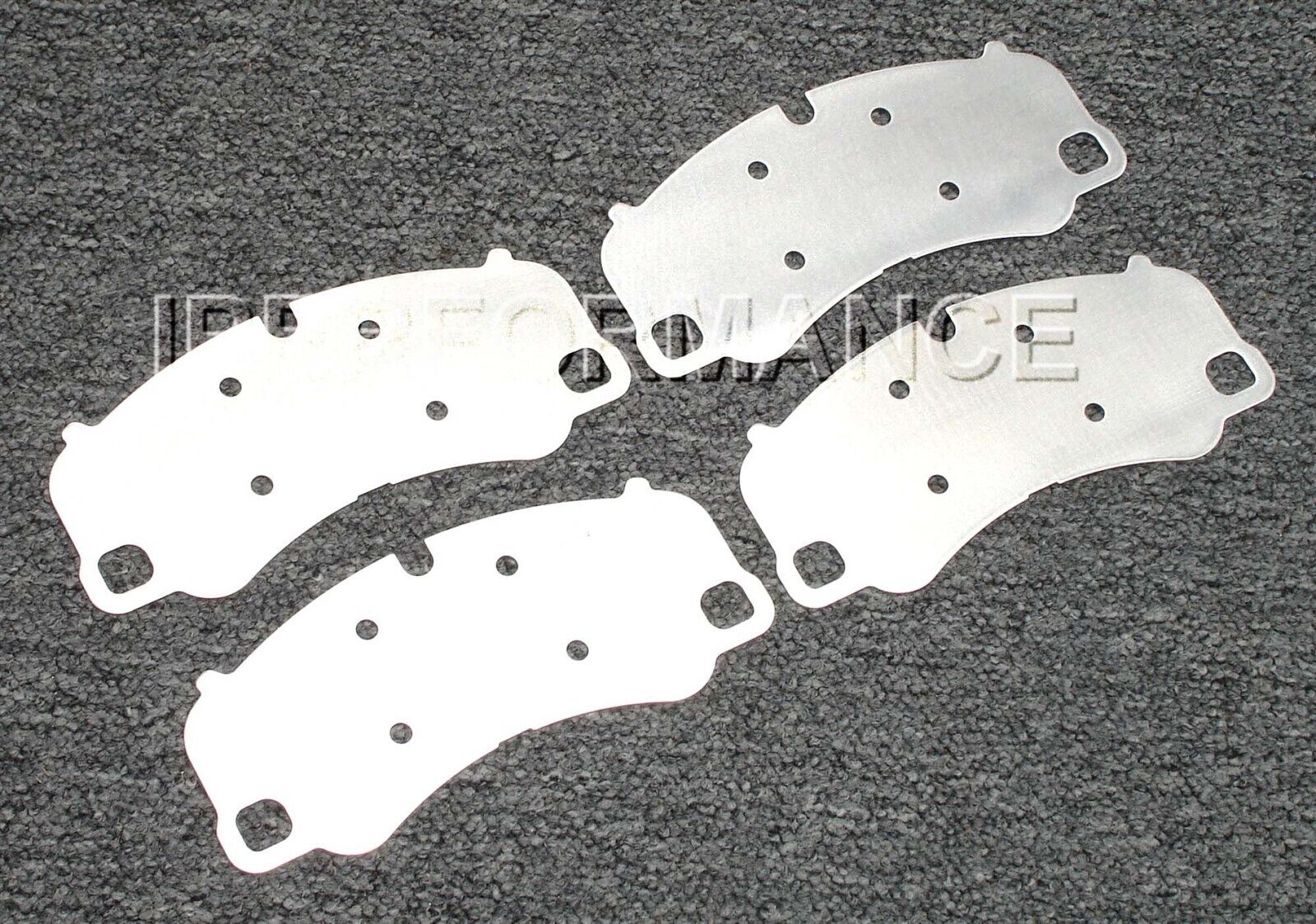 Titanium Brake Pad Shim Heat Shield Set for Porsche 918 Spyder, 13-15, Cer Ds, F