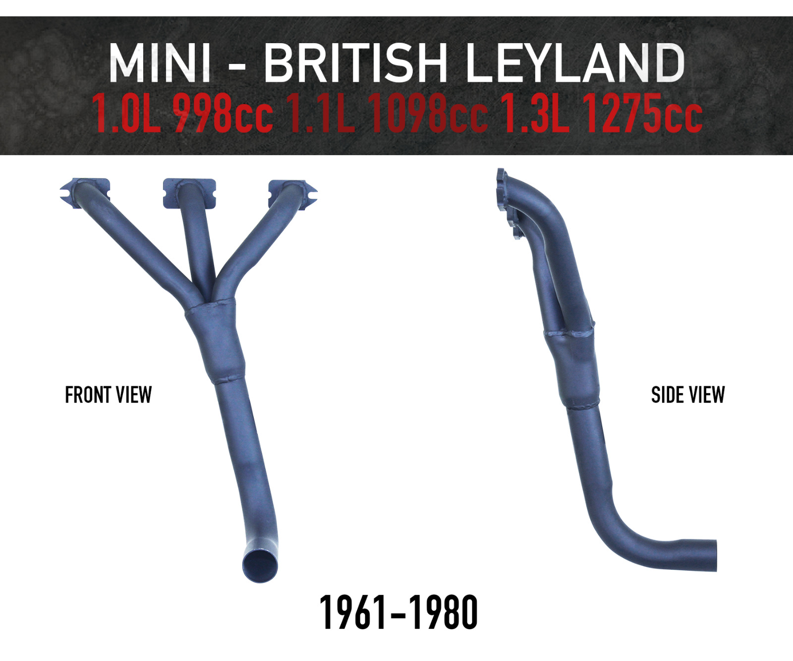 Headers / Extractors for Leyland Mini (1961-1980) 998cc-1275cc - Short Branch