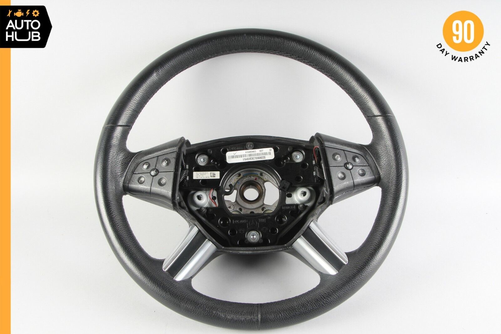 06-08 Mercedes X164 GL450 ML550 R500 Steering Wheel Black 1644604803 OEM