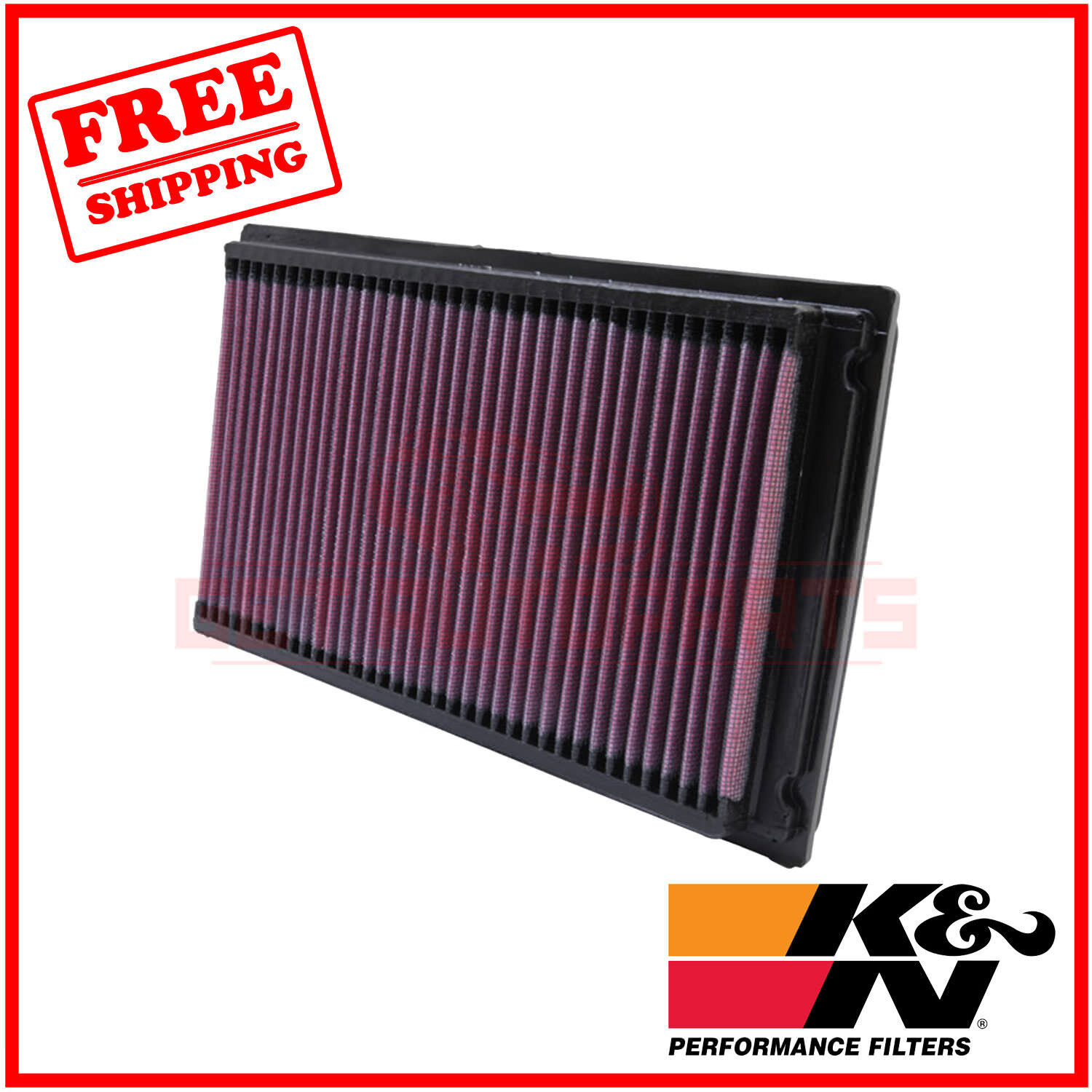 K&N Replacement Air Filter for Nissan Pulsar NX 1987-1990