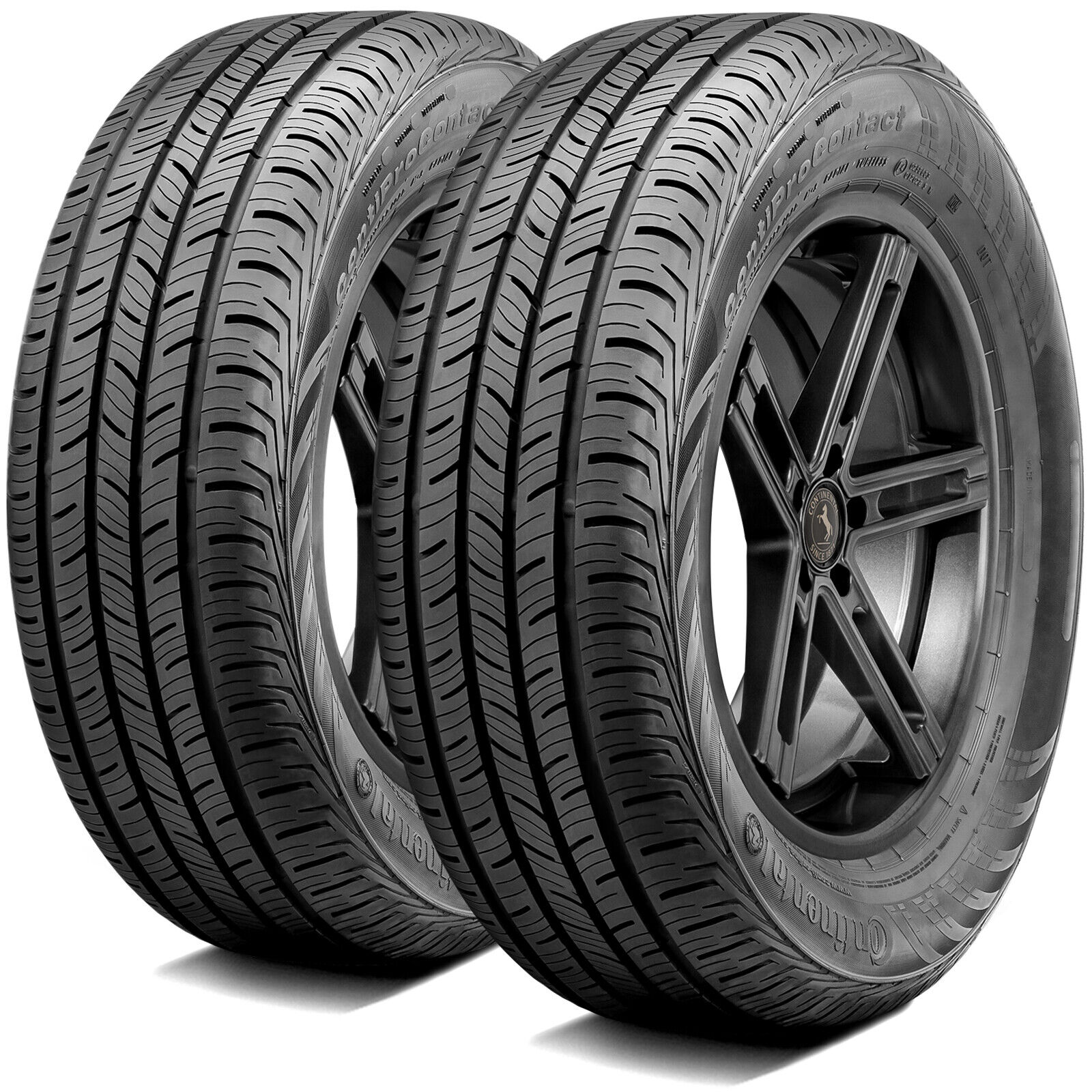 2 Tires Continental ContiProContact 215/55R16 97H XL A/S All Season TakeOff